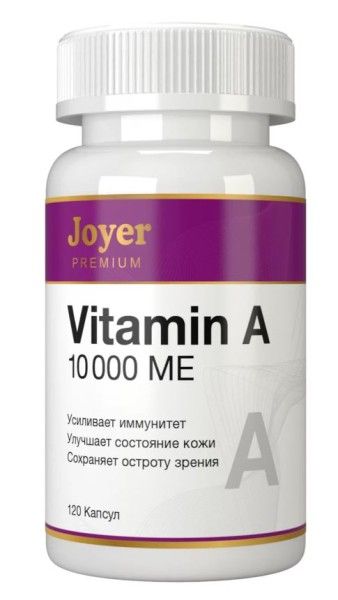 Изображение товара Витамин A 10000ME Joyer Premium 120 капсул Витамин A 10000ME Joyer Premium 120 капсул фотография