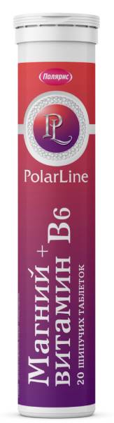 Магний + B6 со вкусом Тутти-Фрутти PolarLine 20 таблеток фотография
