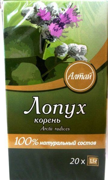 Изображение товара Лопух корень Fito-Алтай 20 пакетиков Лопух корень Fito-Алтай 20 пакетиков фотография