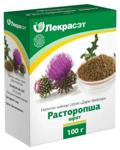 Расторопша шрот чайный напиток Лекра-Сэт, 100г